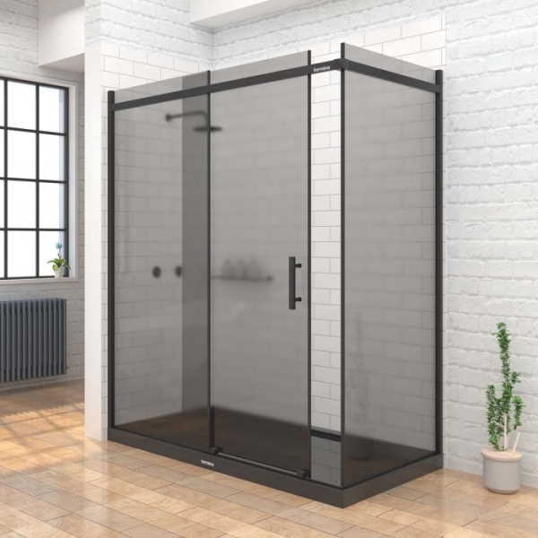 CAPRI Shower Enclosure Black SP8012