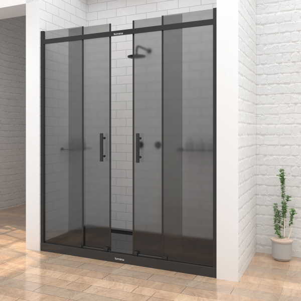 CAPRI Shower Enclosure Black SP8012