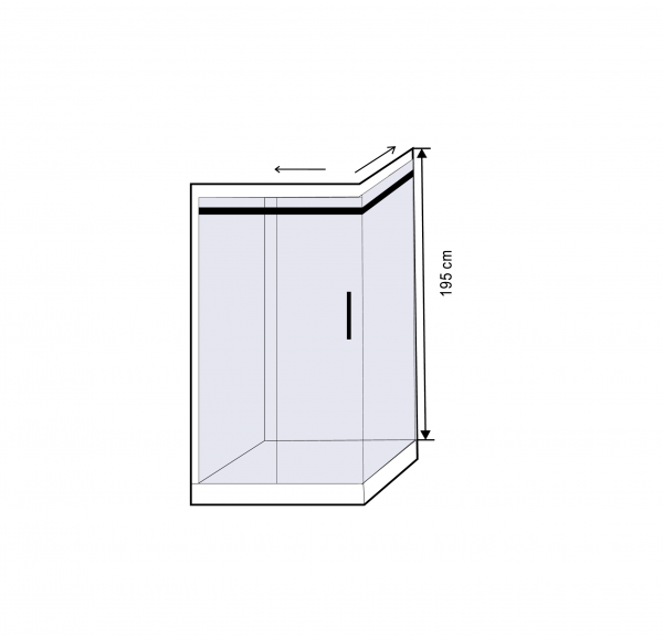 CAPRI Shower Enclosure Black SP8012