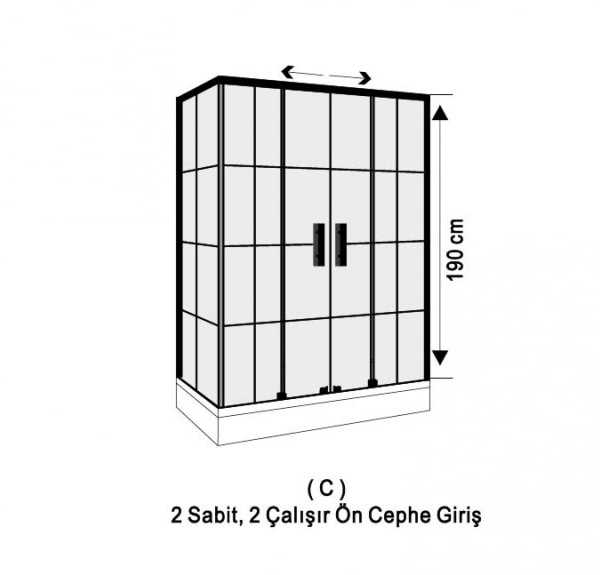 LAGOON  Shower Enclosure C SP8022