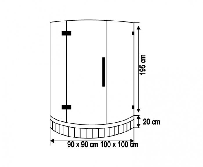 MIST OVAL Shower Enclosure