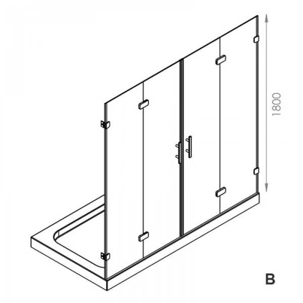 Mercado Shower Enclosure B SP8026