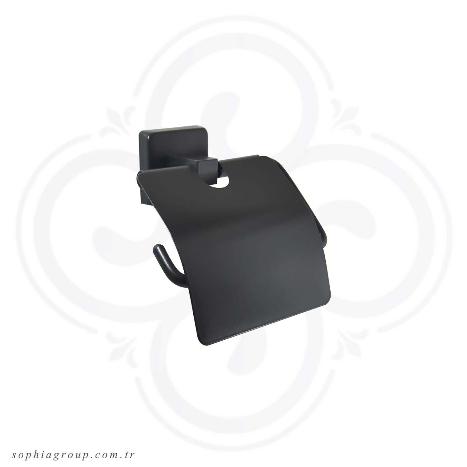 BOSRA Black Toilet Roll Holder SP33006