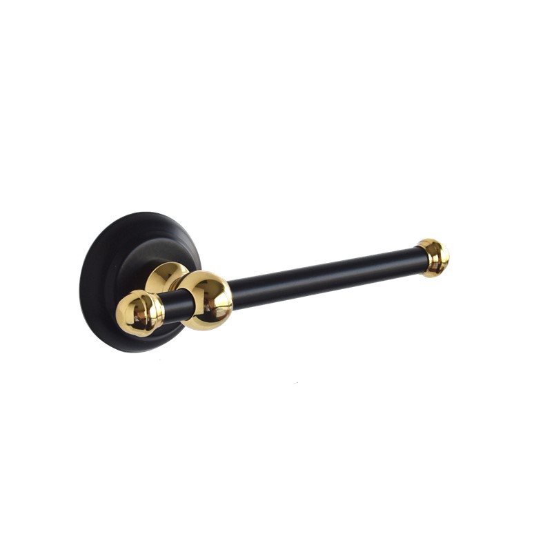 RONDA Porte-papier Toilette Noir Or SP33009