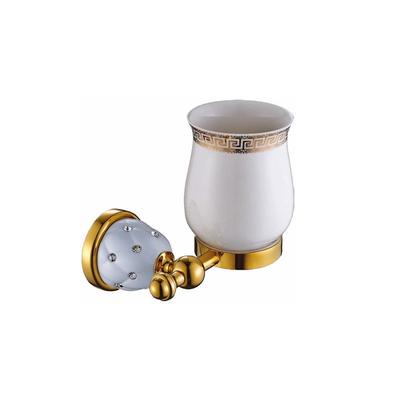 PILAT ULTRA Porte Gobelet Mural Blank Or  SP34004