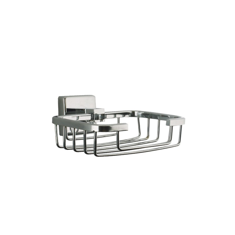 BOSRA Chrome Wall Mounted Wire Soap Dish Holder SP35018