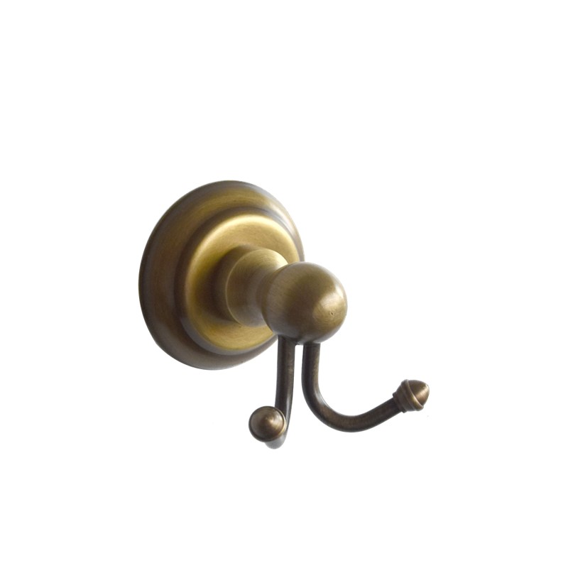 MILAN Antique Double Robe Hook SP35025