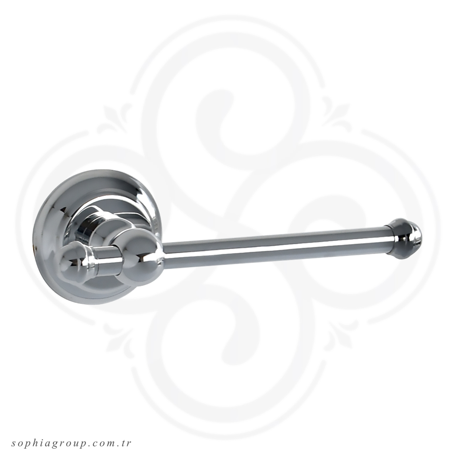 MILAN Chrome Toilet Roll Bar Holder SP35034