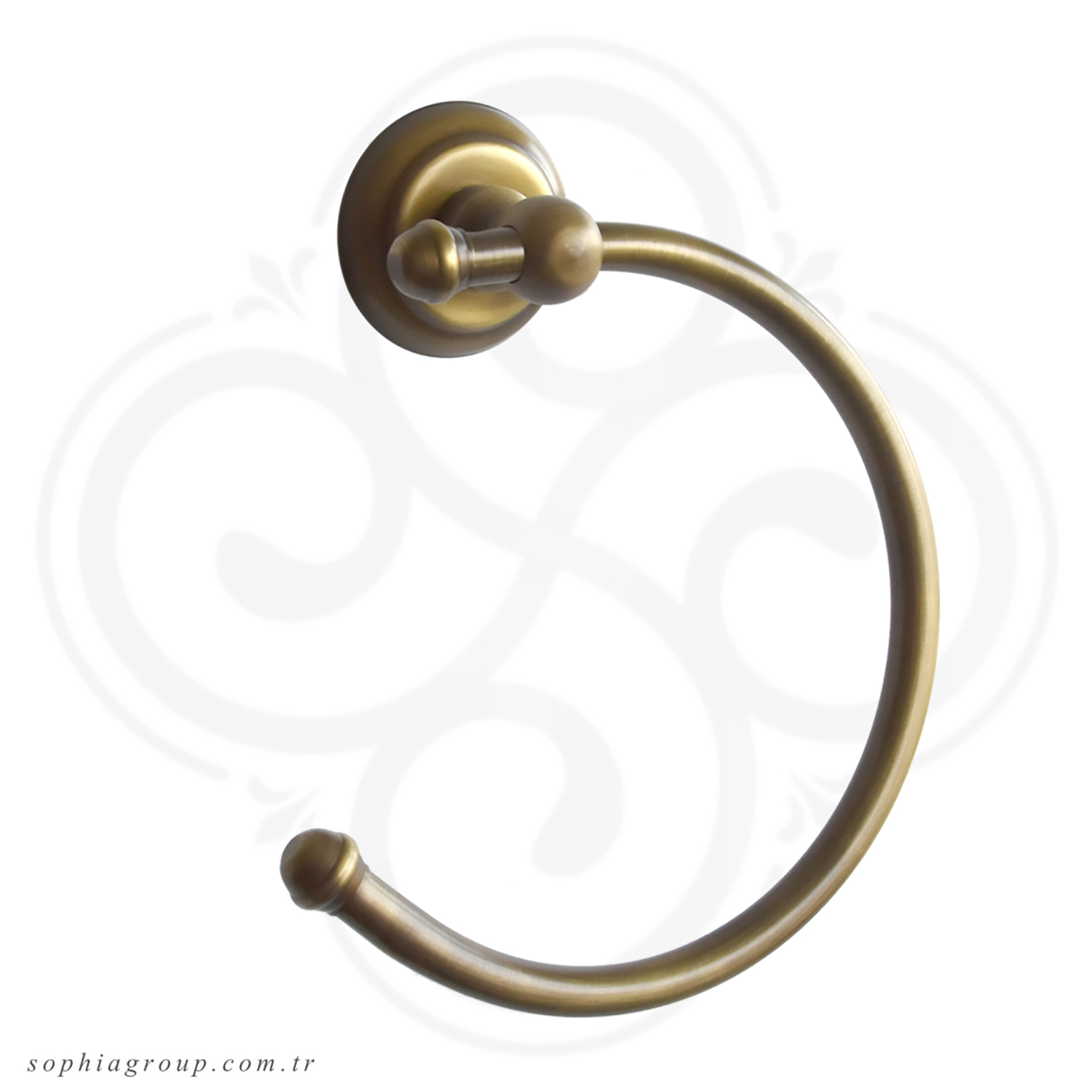 MILAN Antique Semi Circle Towel Ring SP35035