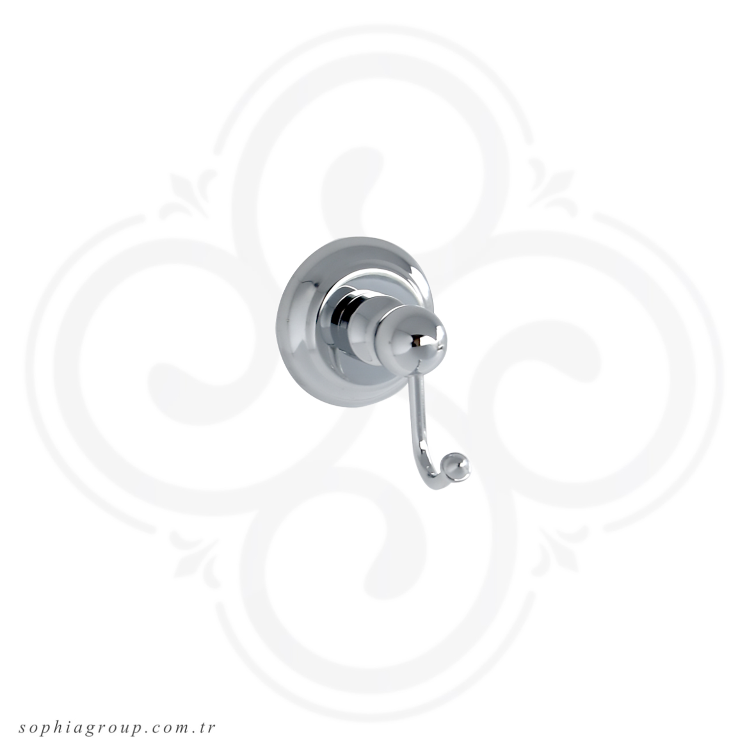 MILAN Chrome Single Robe Hook SP35042