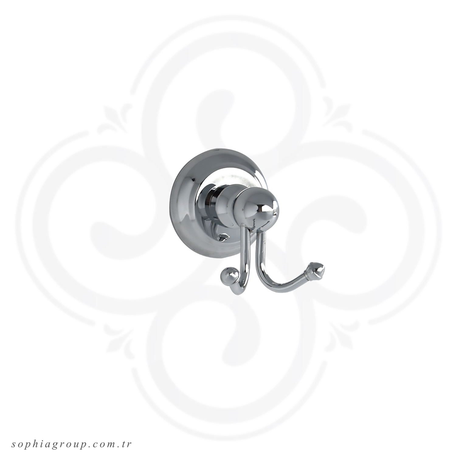 MILAN Chrome Double Robe Hook SP35043