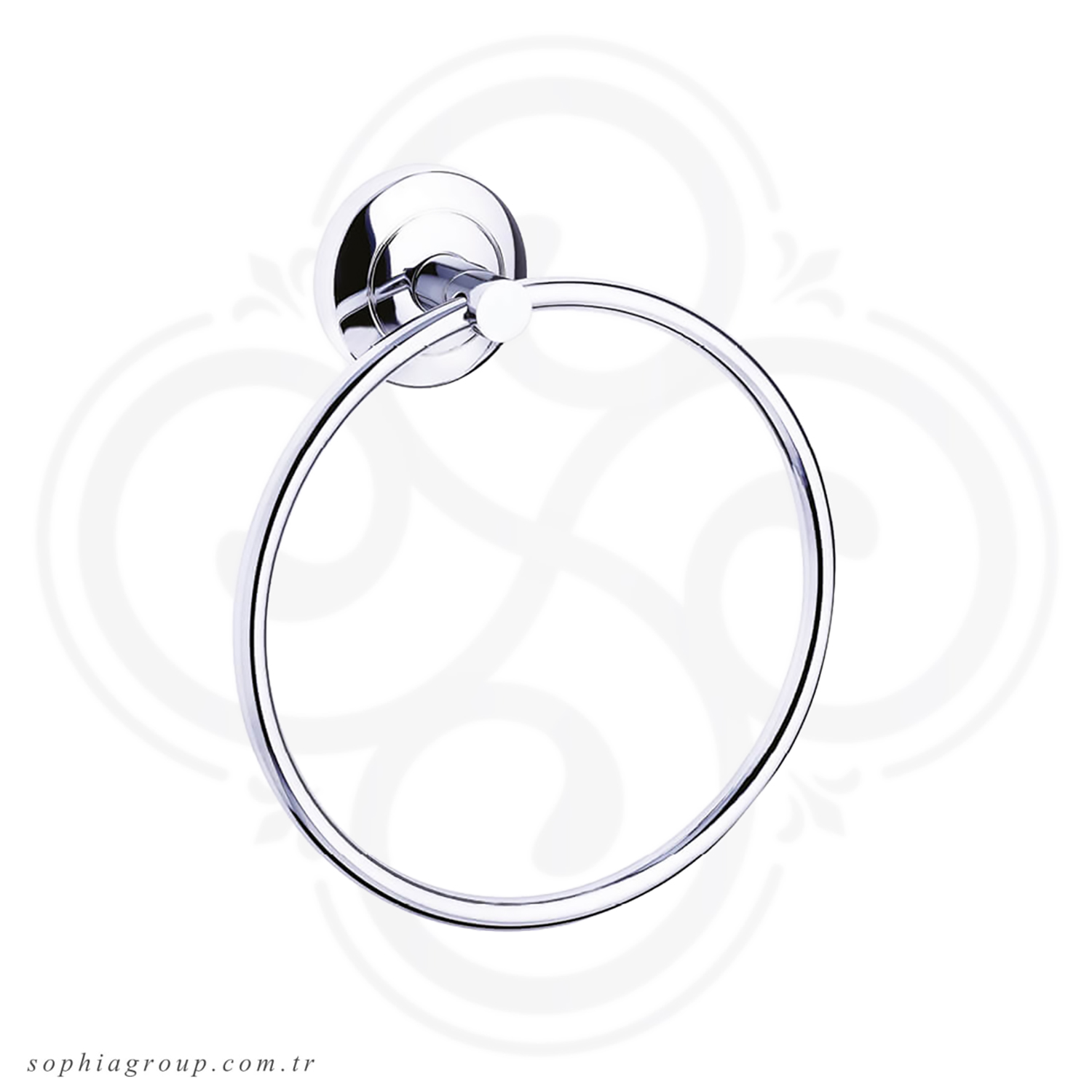 MIRADOR Chrome Circle Towel Ring Holder SP35051