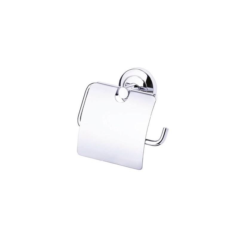 MIRADOR Porte-papier Toilette avec couvercle Chromé SP35053
