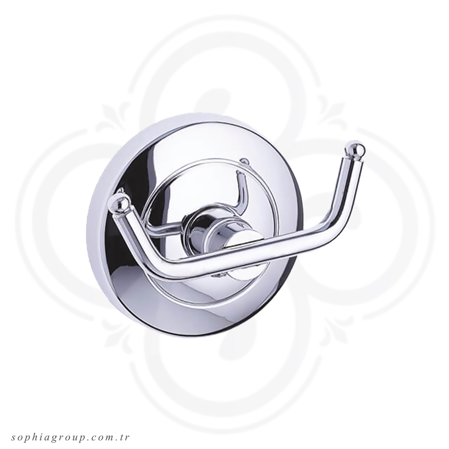 MIRADOR Chrome Double Robe Hook SP35064
