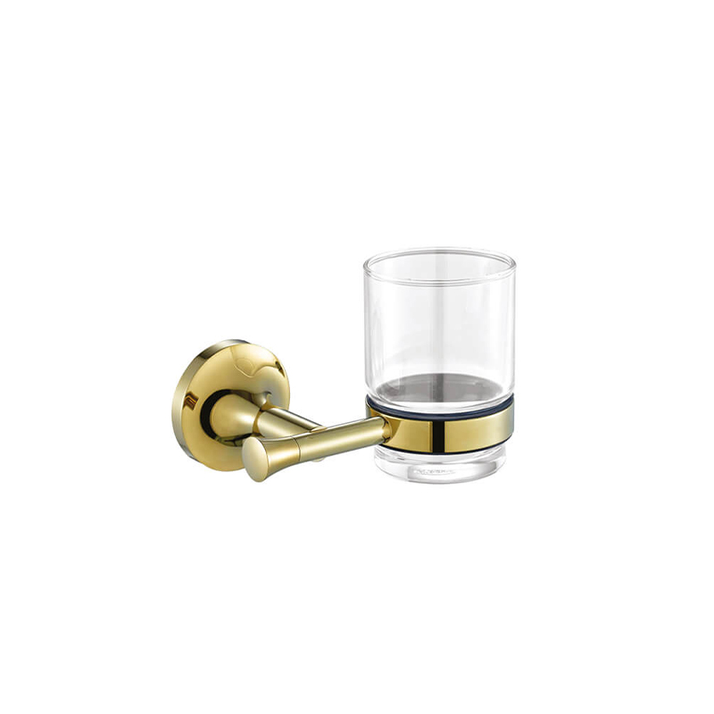PETRA Gold Wall Mounted Tumbler Holder SP35081