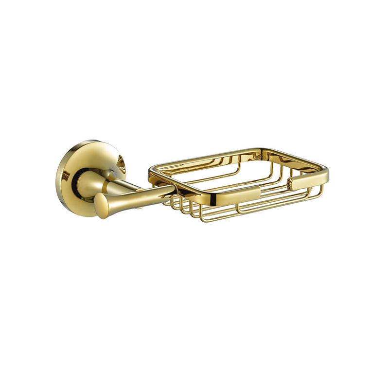 PETRA GOLD Porte Savon mural imple fil Or SP35088