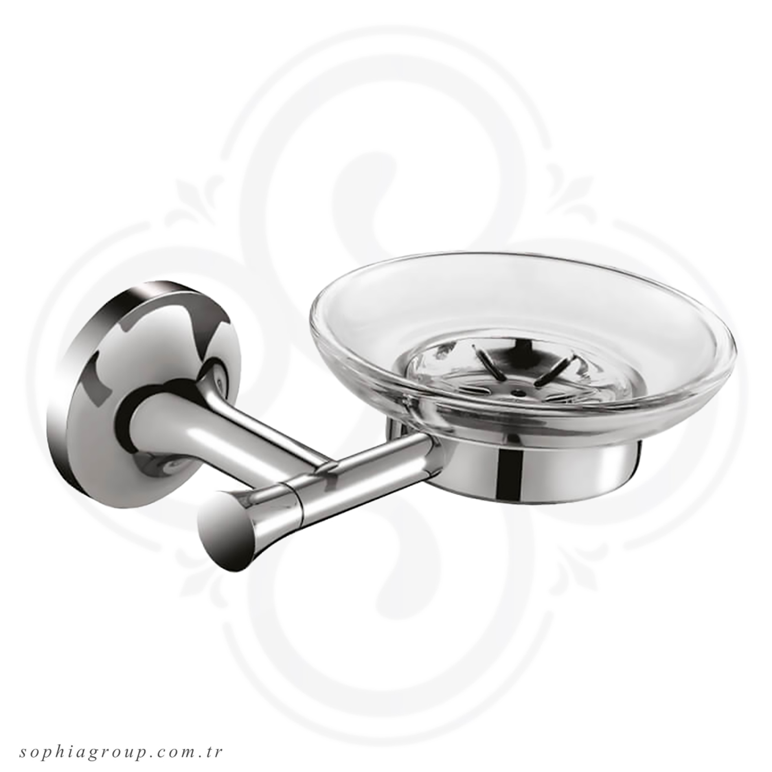 PETRA Chrome Wall Mounted Soap Dish Holder SP35091