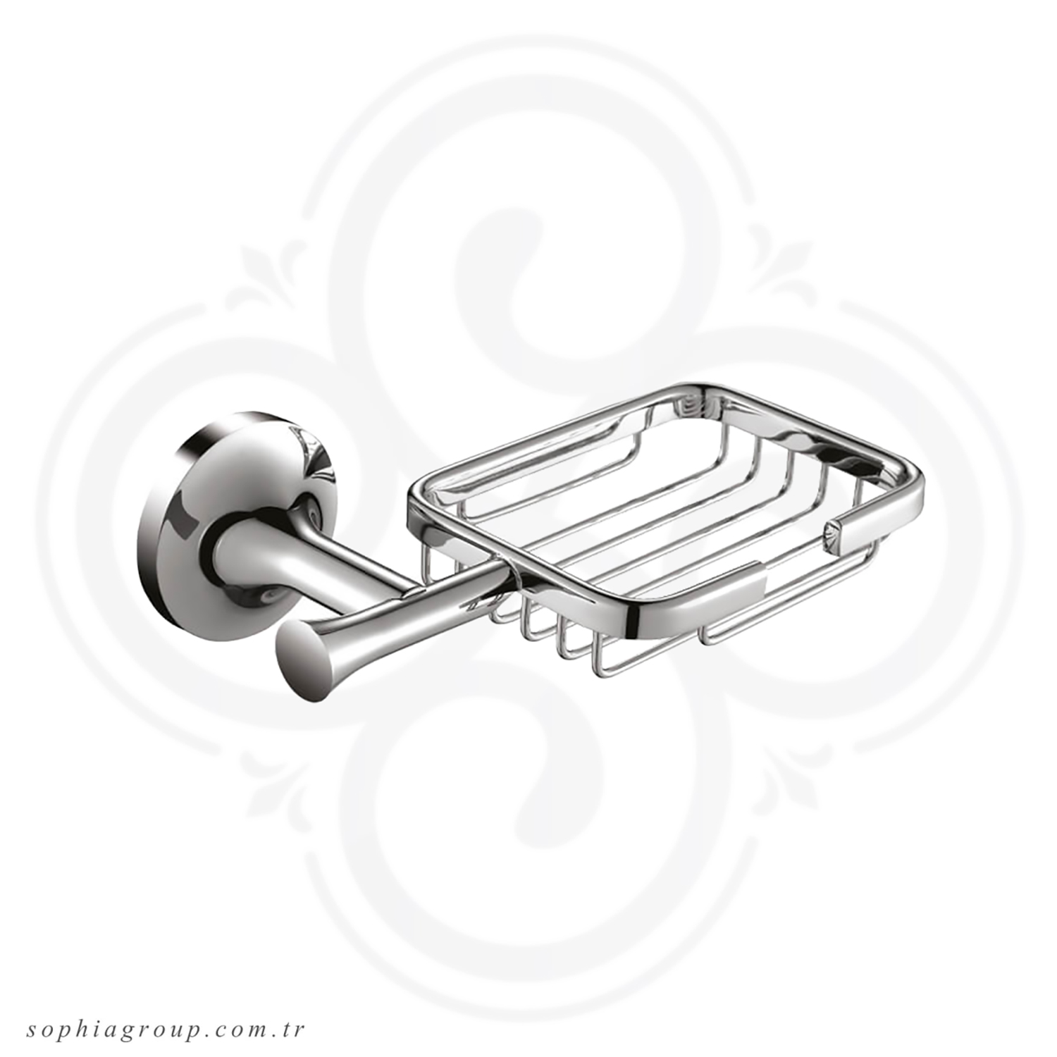 PETRA Chrome Wall Mounted Wire Soap Dish Holder SP35099