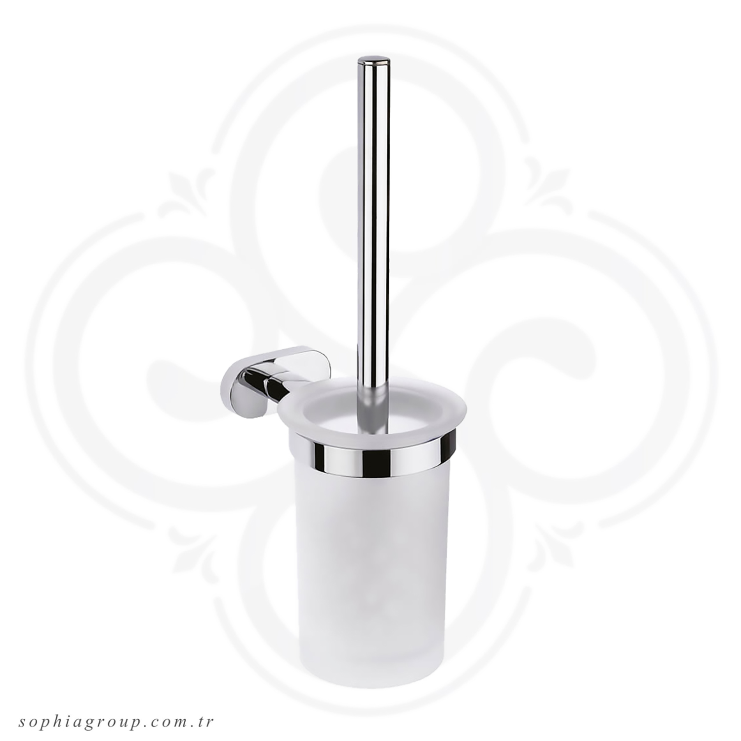 TULIP Chrome Wall Mounted Toilet Brush Set SP35109
