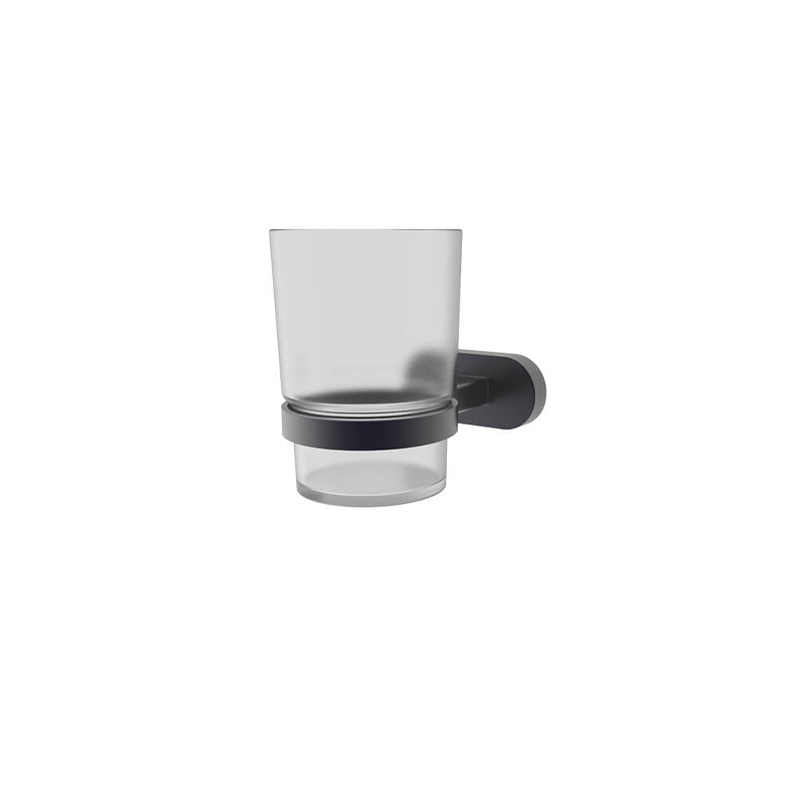 TULIP Black Wall Hung Tumbler SP35112