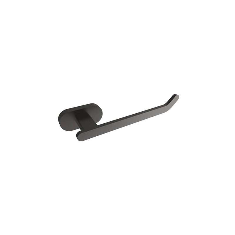 TULIP Black Toilet Roll Bar Holder SP35116
