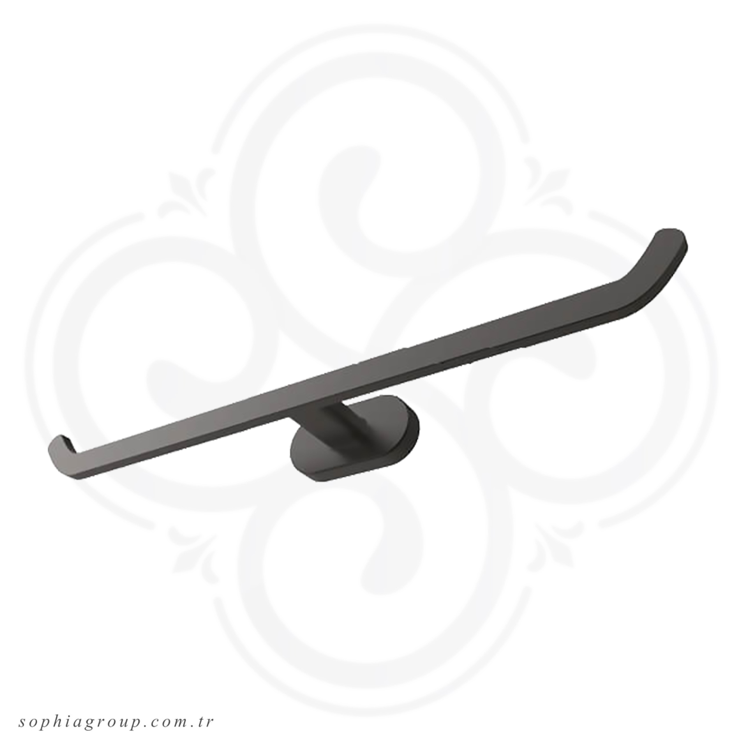 TULIP Black Double Robe Hook Long SP35117