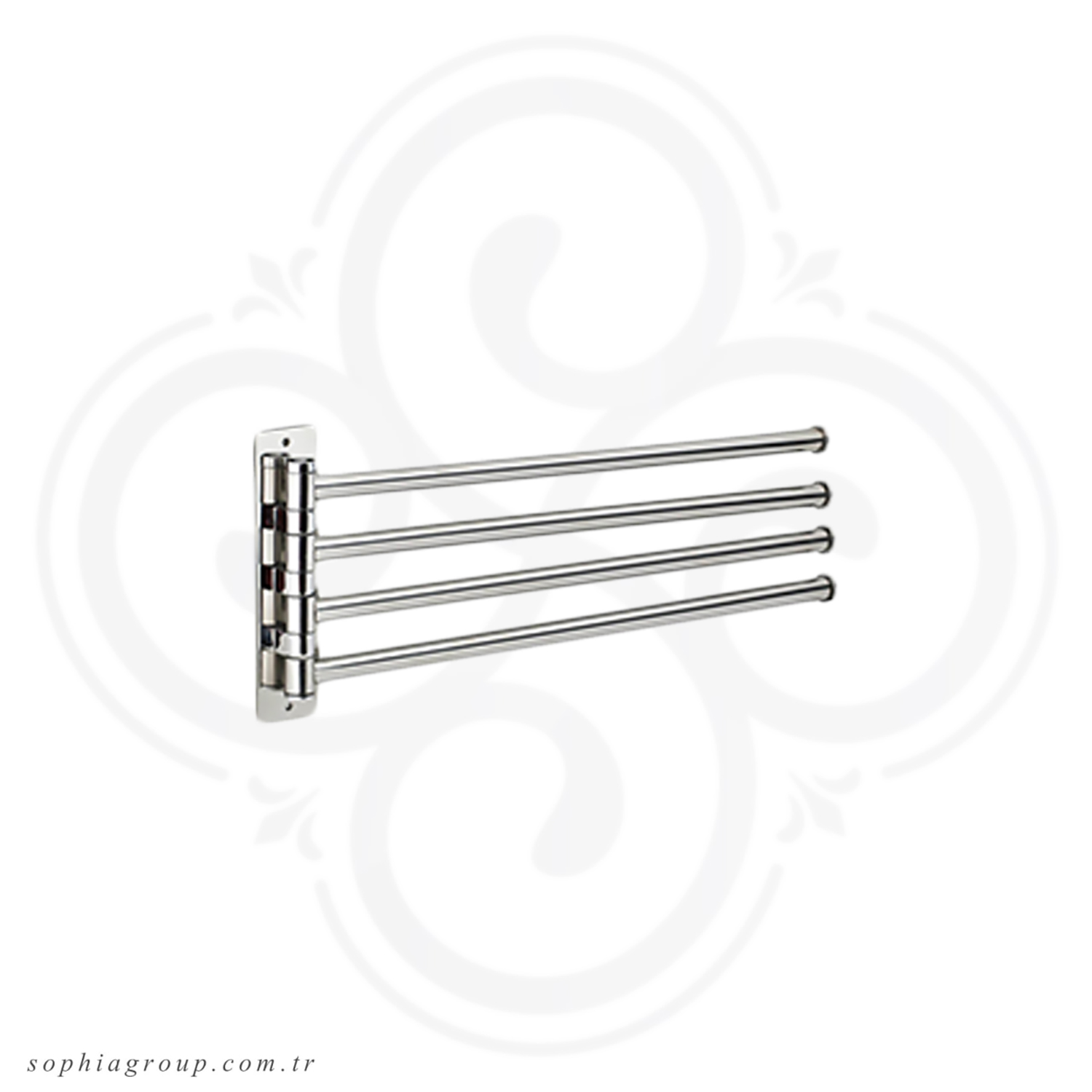 SOFIA Wall Mounted  3 Tier Swivel Towel Rail Rack SP35121