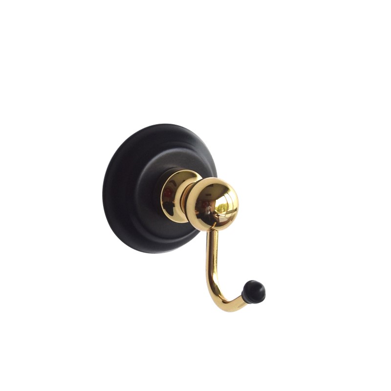 RONDA Antique Black Gold Single Robe Hook SP36010