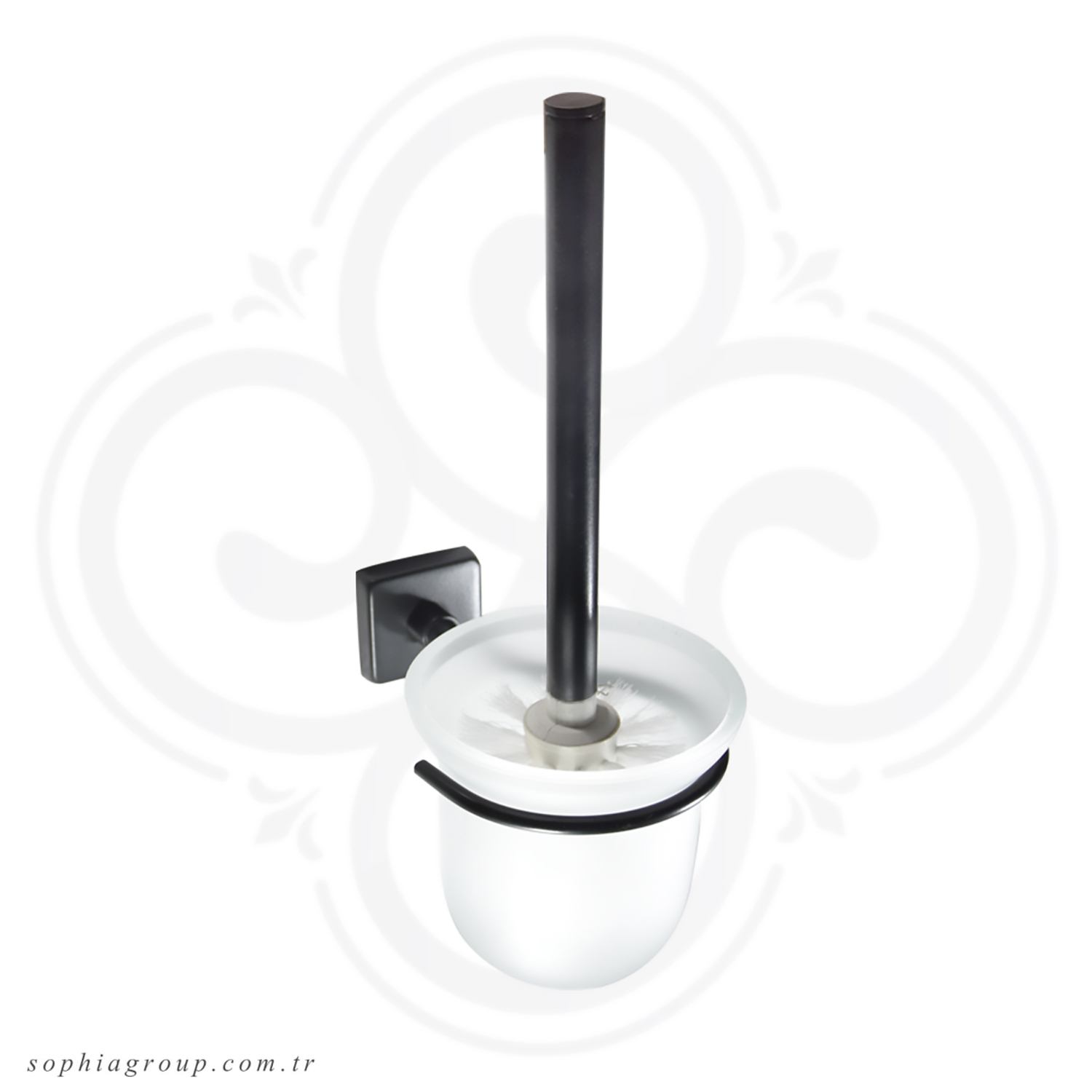 BOSRA Black Porte-balayette Mural Noir SP37002