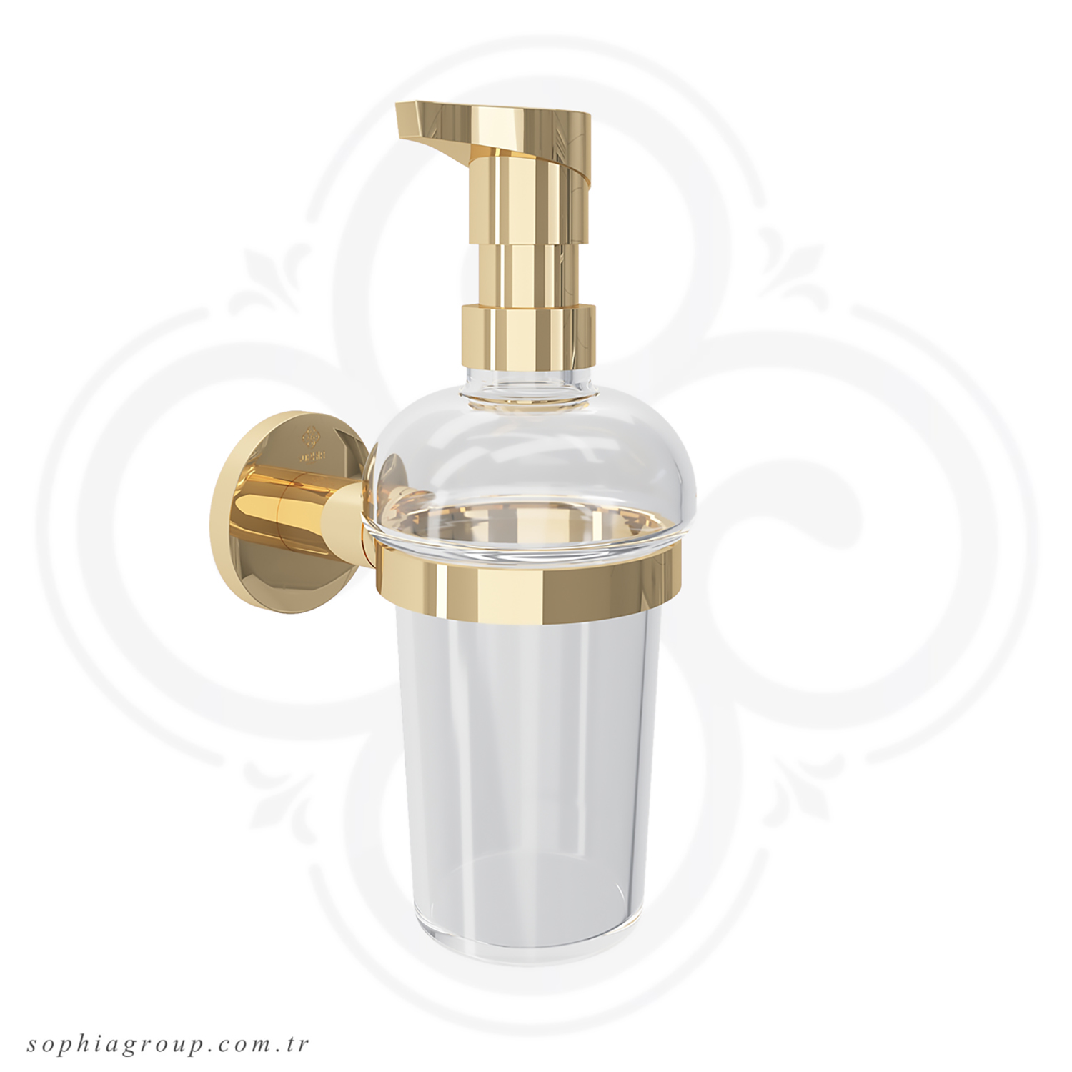 ROYAL Wall Mounted Liquid Soap Dispenser Gold