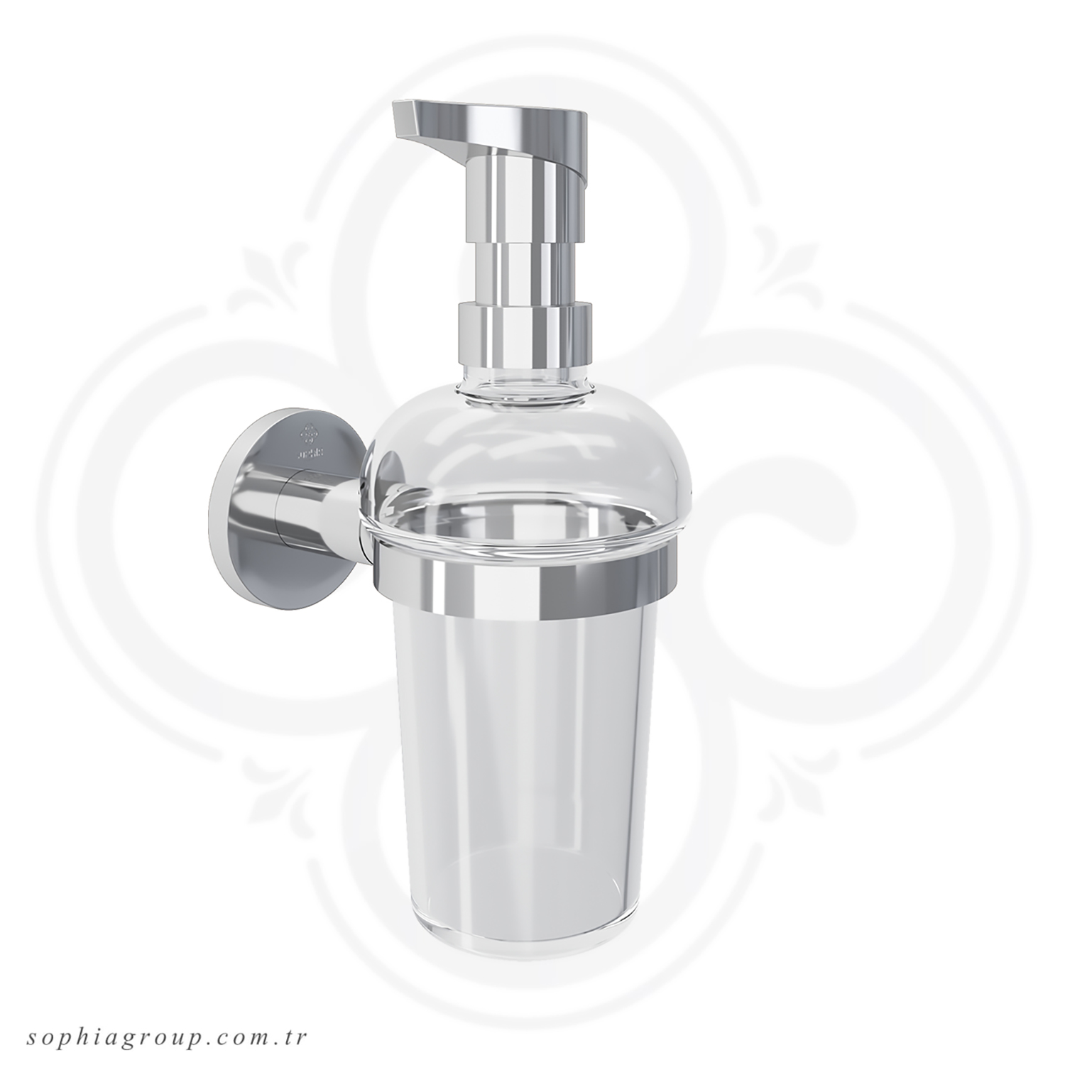 ROYAL Wall Mounted Liquid Soap Dispenser Chrome