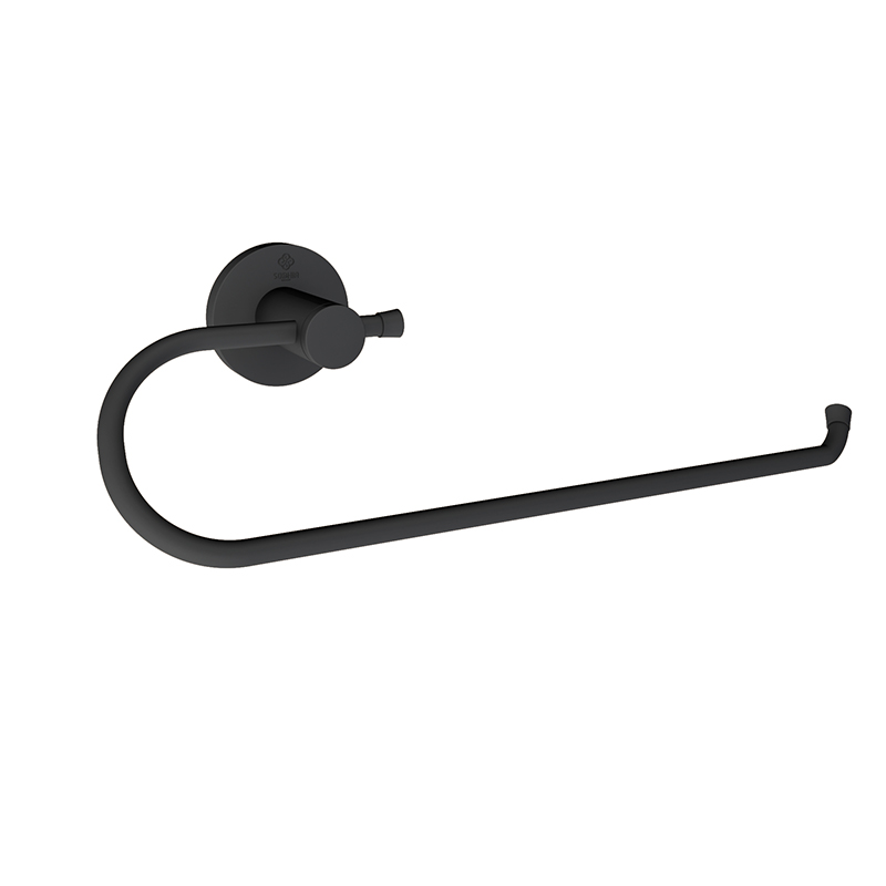 ROYAL Open Towel Ring Matt Black