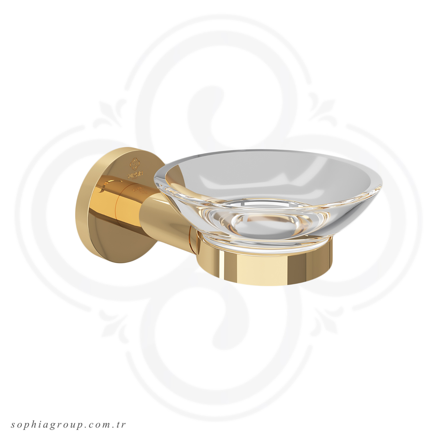 ROYAL Soap Dish Holder Wall Mounted Gold