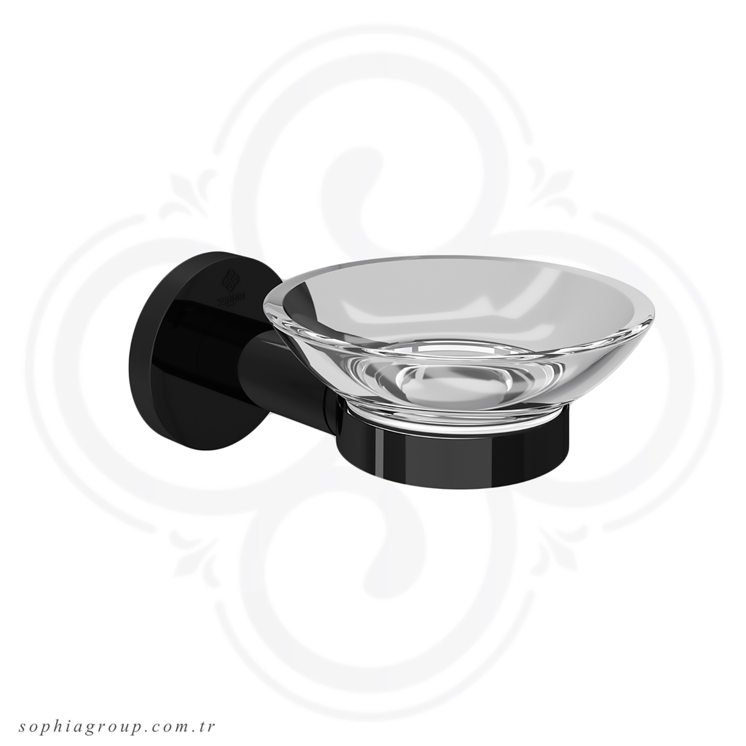 ROYAL Soap Dish Holder Wall Mounted Black