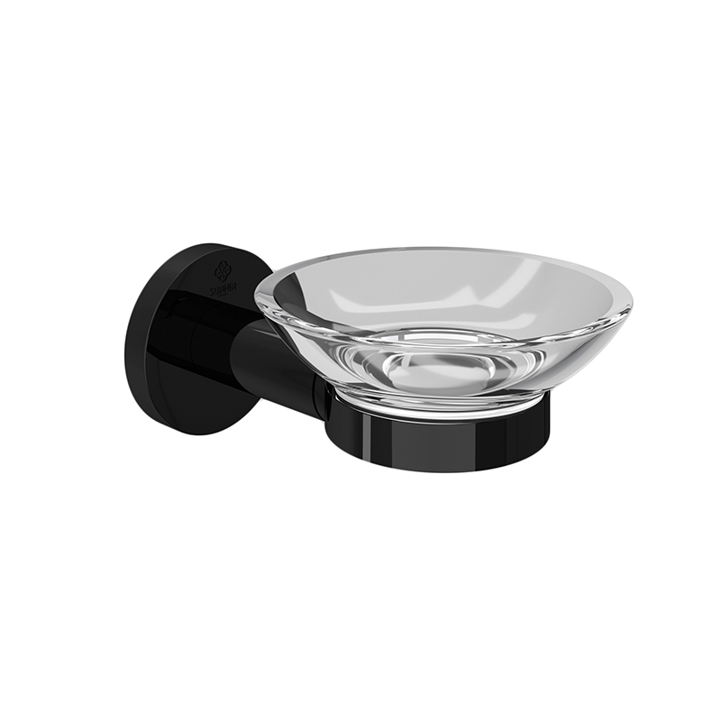 ROYAL Soap Dish Holder Wall Mounted Black
