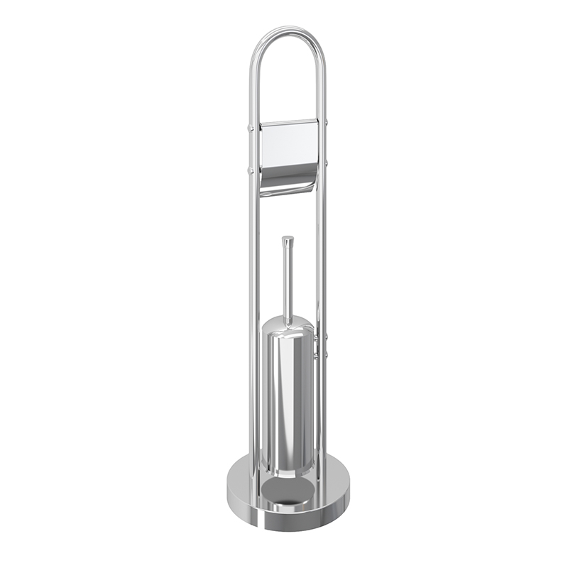 ROYAL Toilet Brush and Toilet Roll Holder Chrome