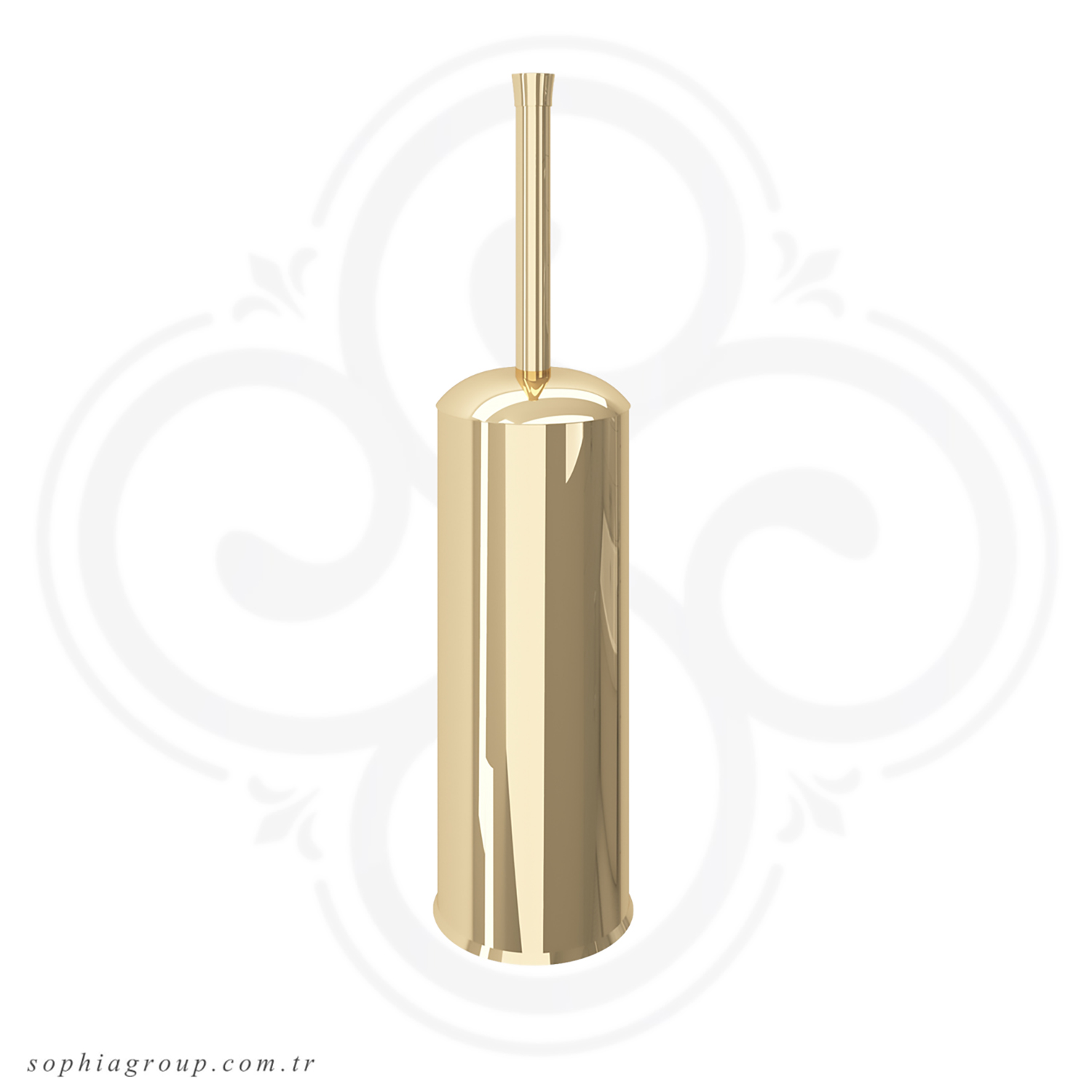 ROYAL Porte-balayette WC à poser Or SP6330