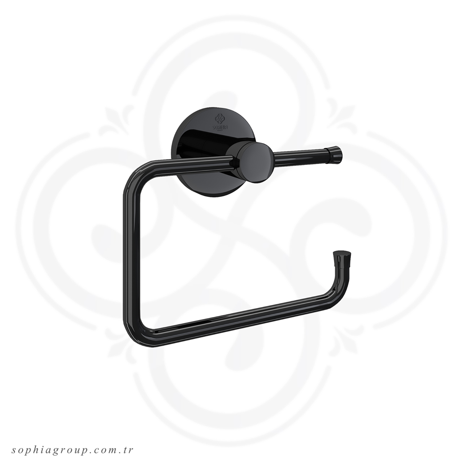 ROYAL Toilet Roll Holder Black