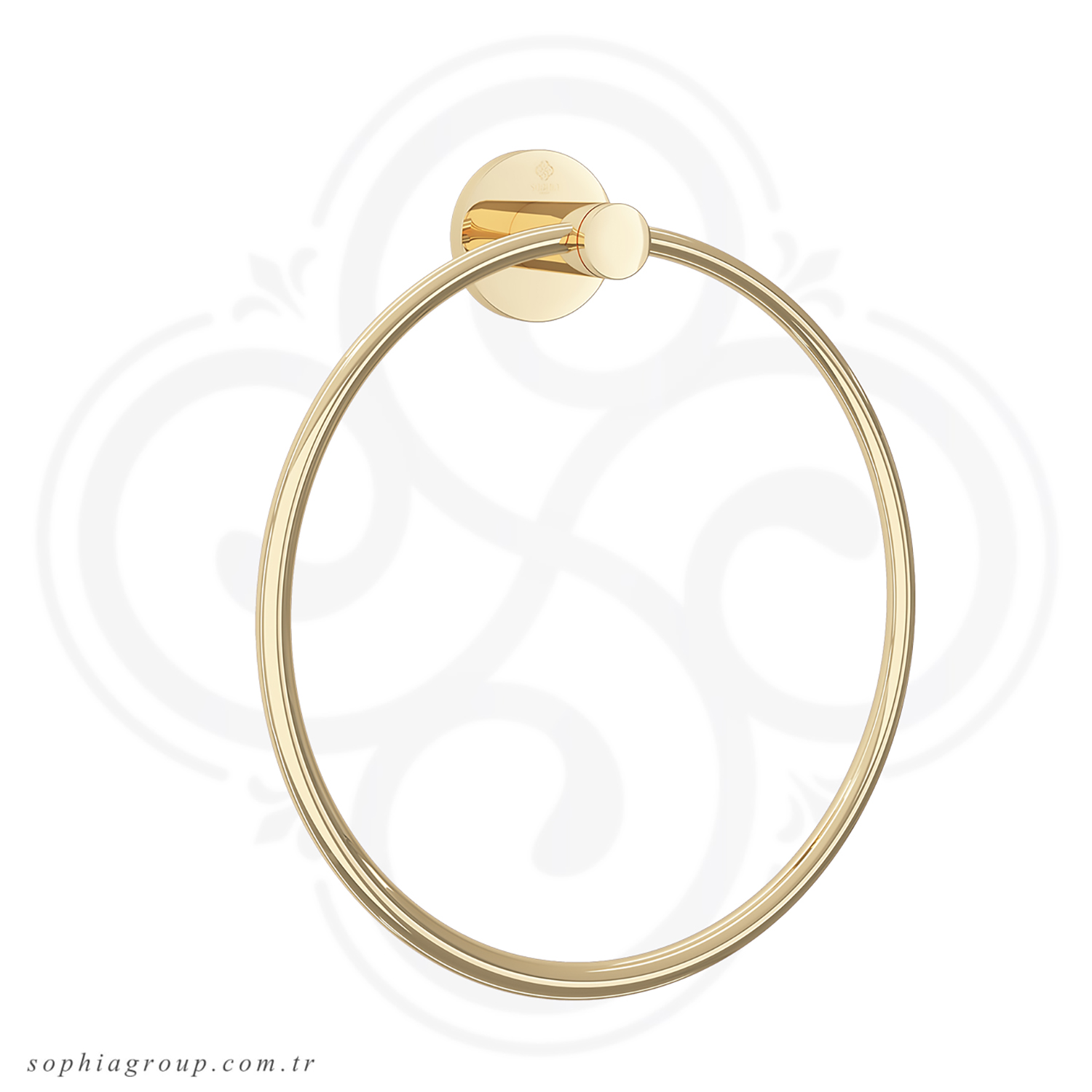 ROYAL Towel Ring Holder Gold