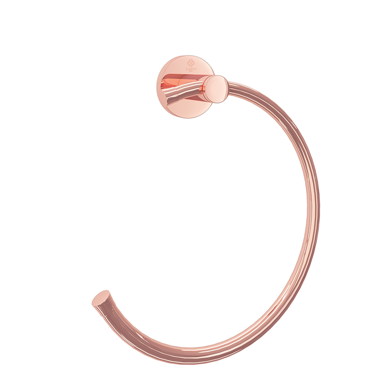 ROYAL Towel Ring Holder Semi Circle Ross Gold