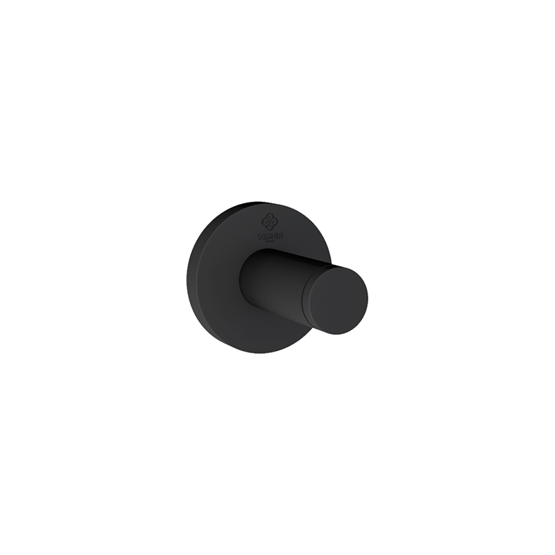 ROYAL Single Robe Hook Matt Black