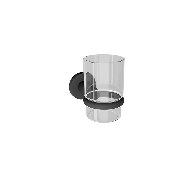 ROYAL Tumbler Holder Wall Mounted Matt Black